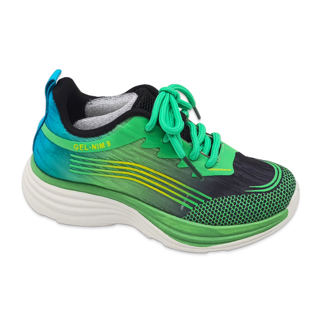 Children's Knitted Sneakers Fashion Gradient Color Sports Shoes