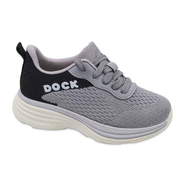 Children's Knitted Sneakers Solid Color Casual Sports Shoes