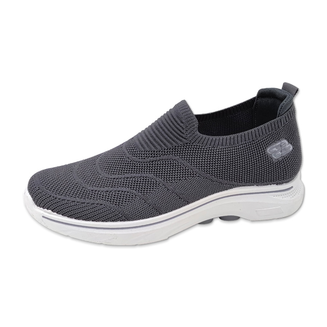 Men's Injection Shoes Fly Woven Non-slip Casual Thick Soled Walking Shoes