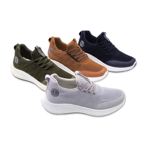Men's Injection Shoes Fly Woven Non-slip Casual Walking Shoes