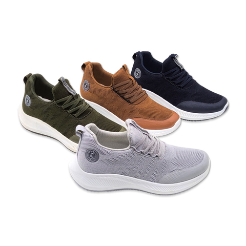Men's Injection Shoes Fly Woven Non-slip Casual Walking Shoes