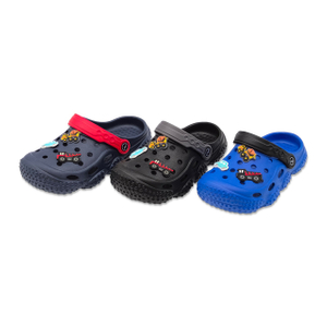 Children's EVA Slippers Bottom of Tire Shoes with Car Decoration