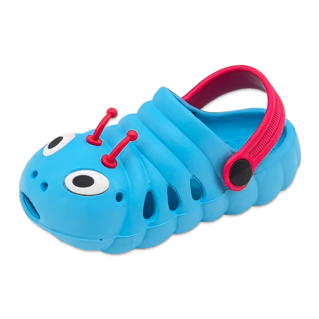 Kid's Funny Slippers Cute Caterpillar Solid Color Slippers