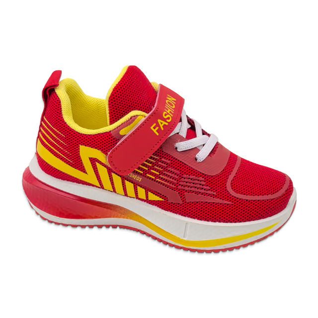Children Casual Sneakers Unisex Mesh Solid Color Running Shoes