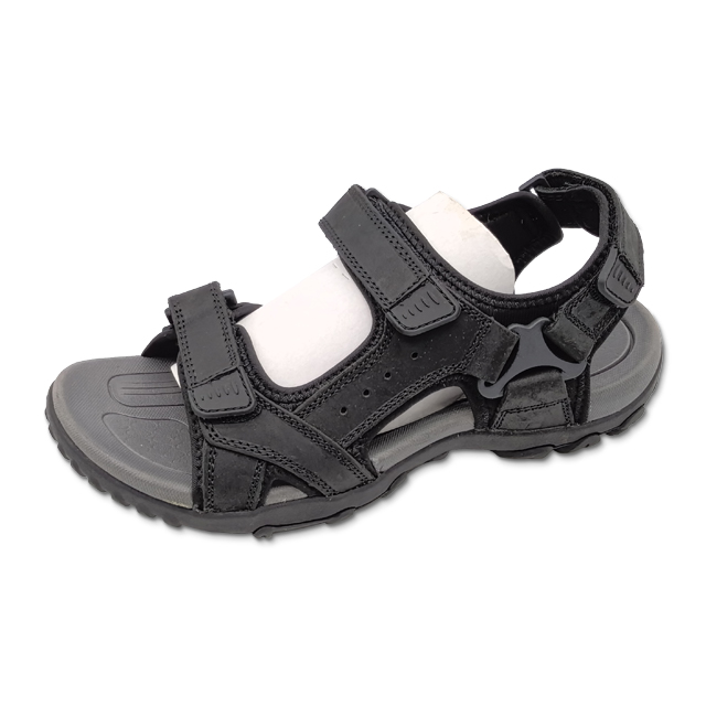 Men's Summer Beach Sandals Breathable Sport Sandals Genuine Leather for Men