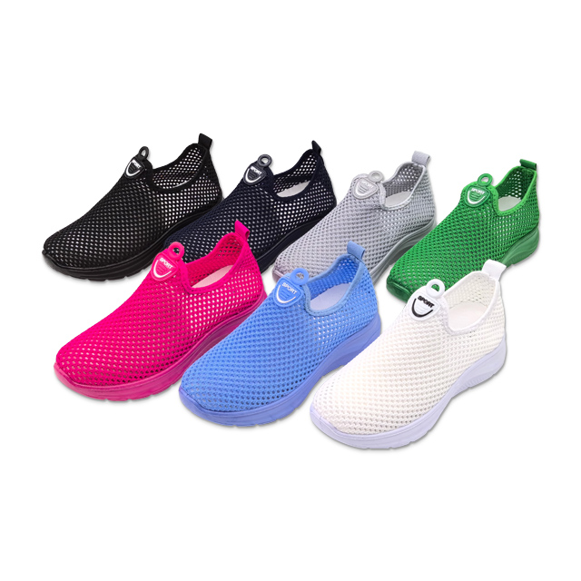Women's Injection Shoes Mesh Upper Breathable Walking Loafers Suitable for Summer