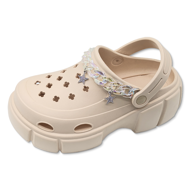 EVA Slippers for Women Softness Walking Shoes with High Soled Vogue Sandals