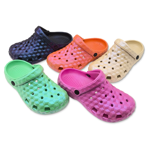 Women’s EVA Garden Shoes for Girls Summer Outdoor Platform Multiple Aurora Colors Slippers