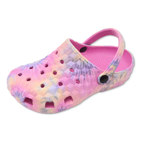 EVA Soft Clogs Garden Shoes for Women And Girls Comfortable Shoes Multicolour Splashing Ink Slippers