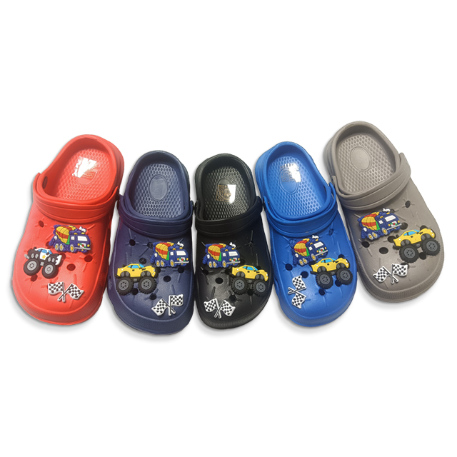 Children EVA Shoes Toddler Children Baby Boys Summer with Cartoon Design Rubber Patch Around The Upper 