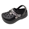 Women’s Eva Shoes with Thick Bottom Outdoor Summer Cute Girls Beach Slippers with Butterfly Chain