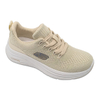 Women Shoes Casual Sneakers Mesh Fabric Upper PVC Injection Shoes Solid Color