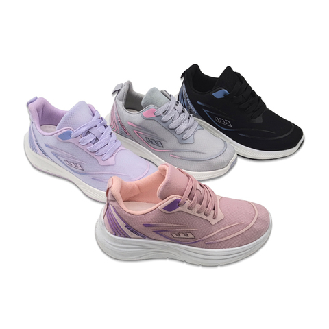 Ladies Shoes Mesh Lace Up Breathable Casual Sports Shoes For Women Multiple Colors