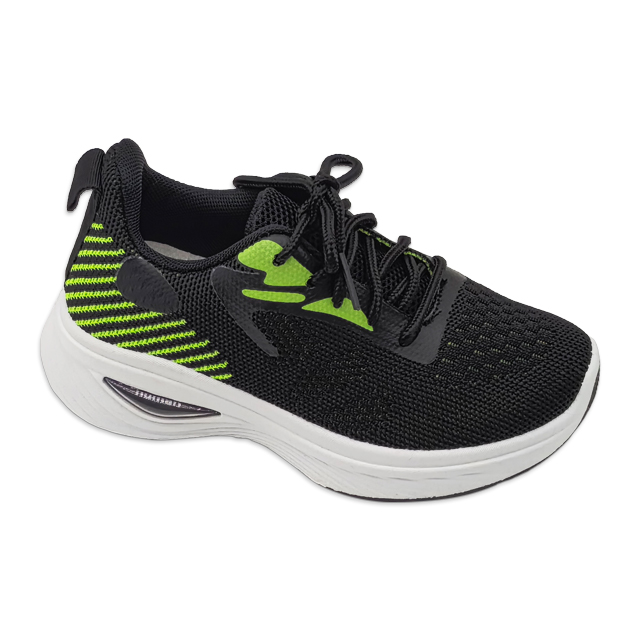 Injection Shoes for Kids Knitted Outdoor Mesh Sports Soft Sole Running Shoes Casual Thick Soled Shoes