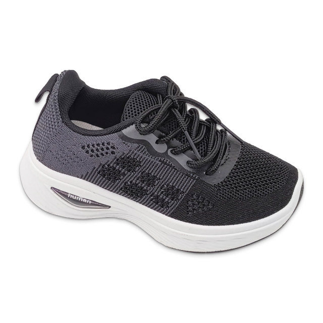 Kid's Injection Shoes Knitted Outdoor Breathable Shoes Casual Gradient Sports Thick Soled Shoes