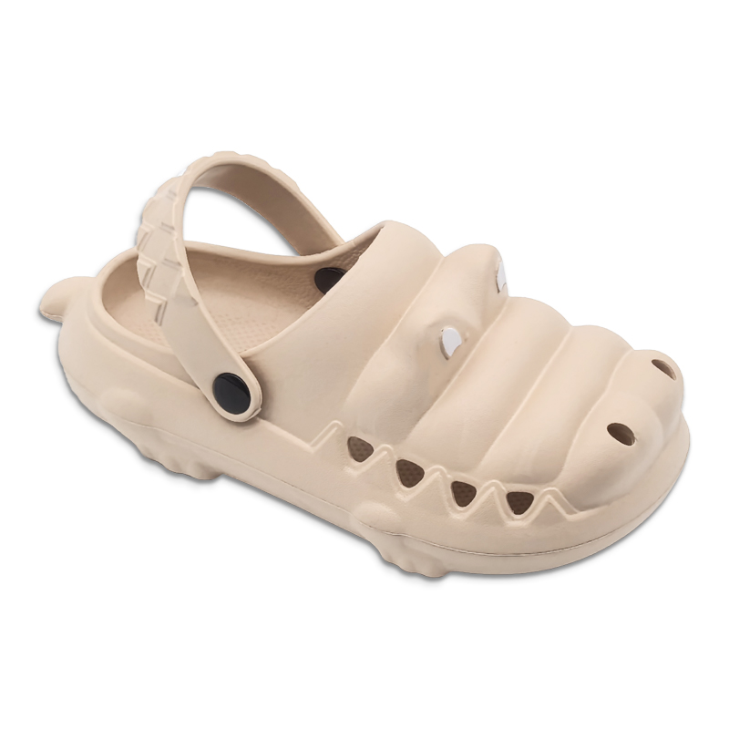 EVA Children's Slippers Summer Cute Cartoon Crocodile Girls And Boys Baby Hole Sandals Shoes Soft Sole Anti-Slip Garden Shoes