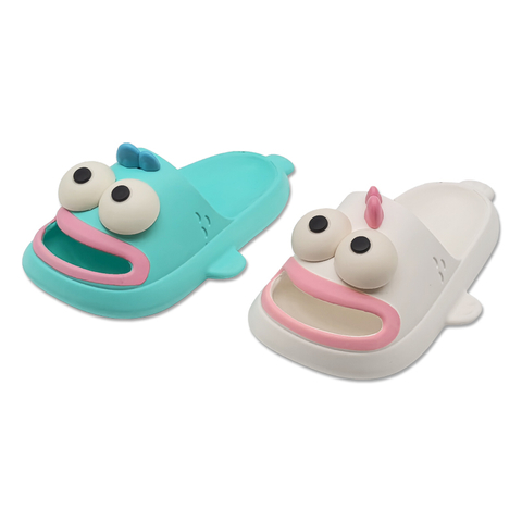 Funny Cartoon Fish EVA Slippers Boys And Girls Thick Soled Shoes Summer Anti-slip Slippers 