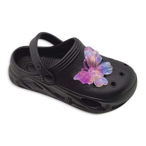 Kid's EVA Slippers for Girls Beach Shoes Summer Outdoor Shoes Upper with Butterfly Slippers
