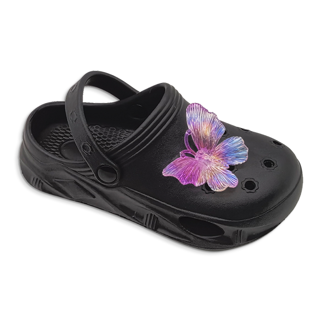Kid's EVA Slippers for Girls Beach Shoes Summer Outdoor Shoes Upper with Butterfly Slippers