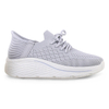 Women’s Sport Shoes Fly Fabric Knitting Breathable Ladies Sneakers Walking Style Casual Shoes