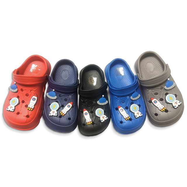 Children EVA Shoes Toddler Children Baby Boys Summer with Cartoon Design Rubber Patch Around The Upper 