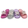 Children's EVA Shoes Solid Color With Glitter Waterproof Colorful Sparkling Butterfly Decoration Slippers