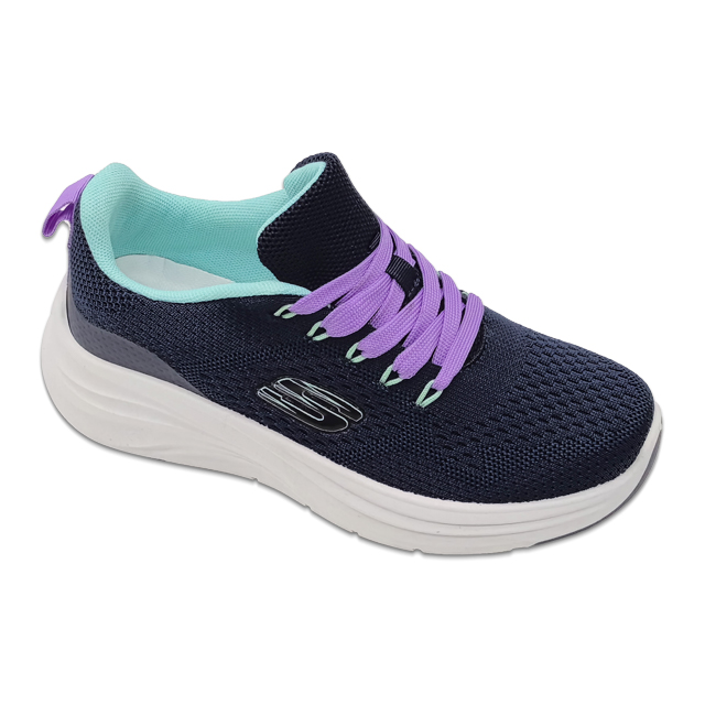 Women Shoes Casual Sneakers Mesh Fabric Upper PVC Injection Shoes Two-tone