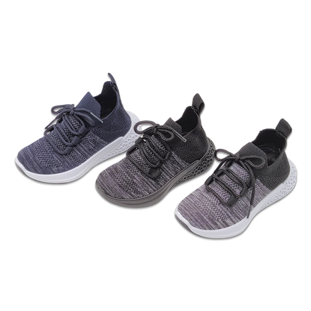 Kid's Shoes Casual Sneakers Flying Knitting Upper Injection Shoes
