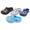 Kid's EVA Sandal Beach Garden Shoes with Super Cute Decorations Solid Color Garden Shoes for Boys