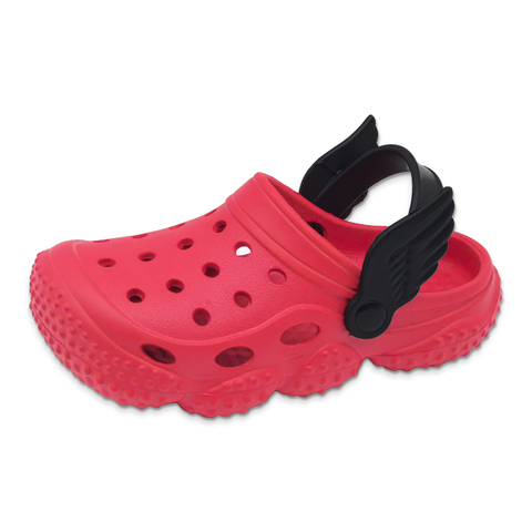 Kid's EVA Fashion Sandal Cute Beach Garden Shoes Solid Color Little Devil Wings Garden Shoes
