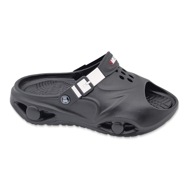 Men's EVA Beach Sandals Outdoor Shoes with Platform Style Soft-soled Summer Garden Shoes