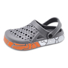 Men's EVA Shoes Contrast Color Sole with Pattern Waterproof Garden Shoes