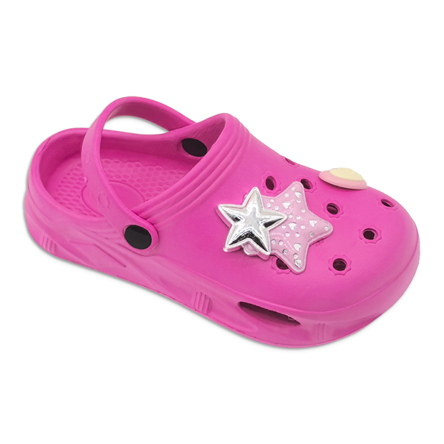Kid's EVA Clog Shoes Cute Clogs Shoes for Boys And Girls Non-Slip Outdoor Shoes with Star Decoration