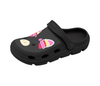 Children's EVA Shoes Solid Color Waterproof Cartoon Little Cow Decoration Slippers