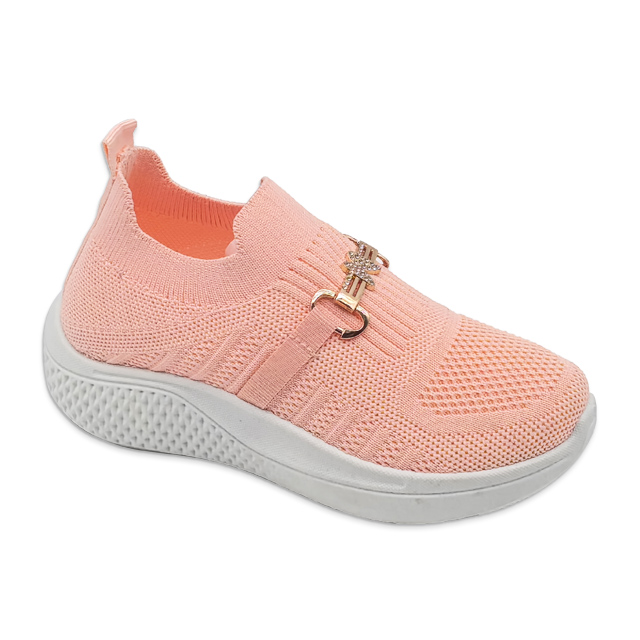 Kid's Injection Shoes Flying Knitted Mesh Girls Casual Walking Shoes