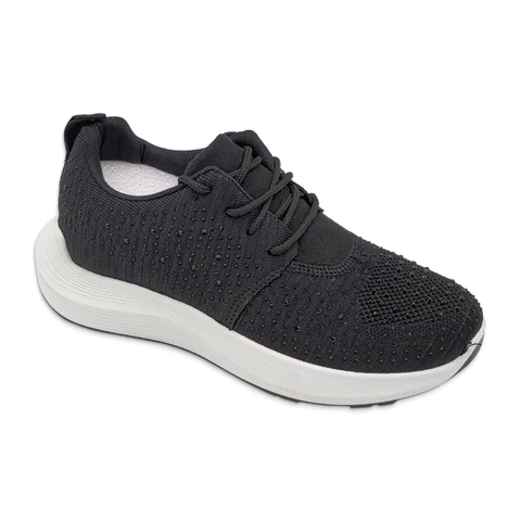 Women's Injection Shoes Flying Knitted Sneakers Breathable Mesh Casual