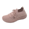 Injection Shoes for Women Lace Up Shoes Performance Walking Sneakers Decorated with Diamonds