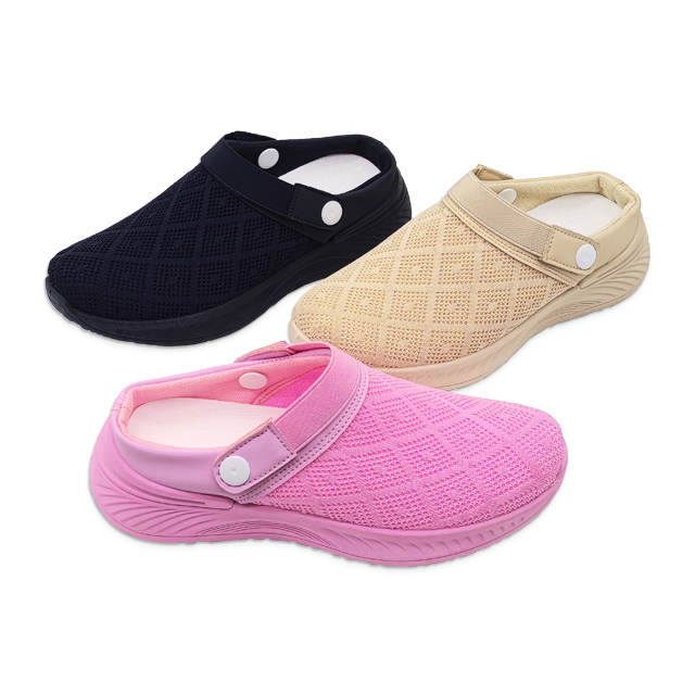 Ladies Mesh Walking Style Casual Shoes Solid Color Footwear for Women
