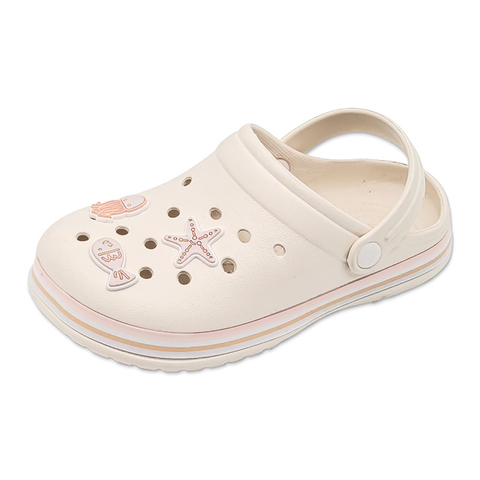 Kid's Platform Garden Shoes Solid Color Indoor And Outdoor Non Slip Slippers
