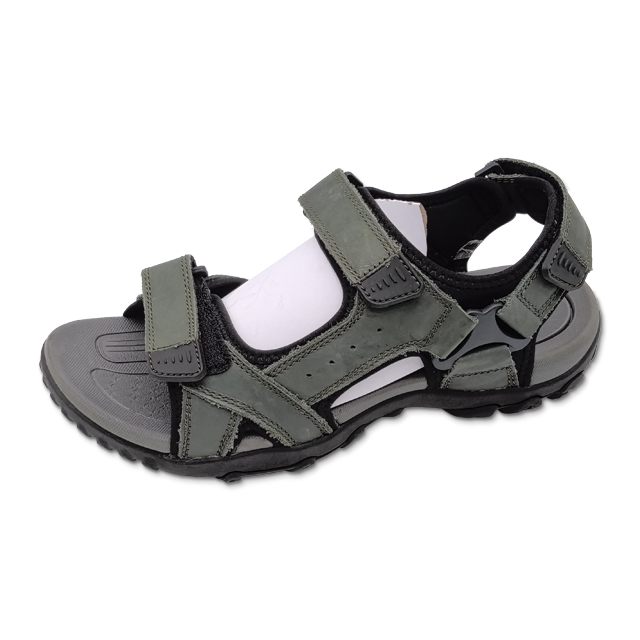 Men's Summer Beach Sandals Breathable Sport Sandals Genuine Leather for Men