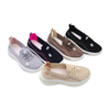 Women's Sneakers Breathable Mesh Flats Summer Lace Up Style Walking Casual Shoes