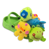 EVA Kids Clogs Sandals with Cute Dolls on The Shoe Upper for Girls And Boys Non-slip Shoes Children Slippers