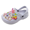 EVA Women’s Shoes Outdoor Girls Garden Shoes Fashion Waterproof Unisex Classic with Arious Accessories on The Shoe Upper
