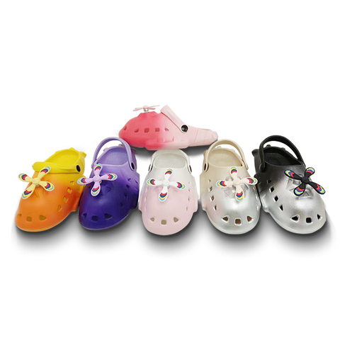 Kid’s EVA Shoes Children Gradient Colored Slippers