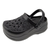 Women’s Eva Shoes with Thick Bottom Outdoor Summer Cute Girls Beach Slippers Full of Diamonds