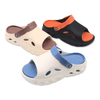 Men's EVA Beach Sandals Fashionable Open-toe Shoes with Soft-soled Summer Two-tone Shoes