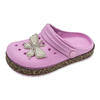 EVA kid's garden shoes girl's closed-toes shoes Upper with butterfly decoration Special material sole