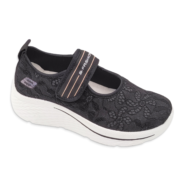 Women Injection Shoes Embroidery Style Casual Walking Thick Soled Shoes Ladies Loafers