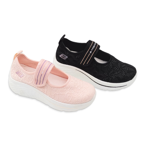 Women Injection Shoes Embroidery Style Casual Walking Thick Soled Shoes Ladies Loafers