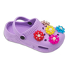 kid's EVA clog shoes cute clogs shoes for girls Non-Slip outdoor Shoes with Flower decoration